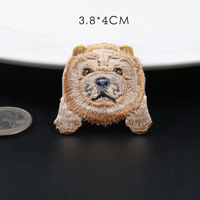 1Pcs New Chihuahua Shiba Dog Husky Patch for Woman Clothing Backpack Decoration Small Applique Iron on Embroidery Patches Badges NHBT194