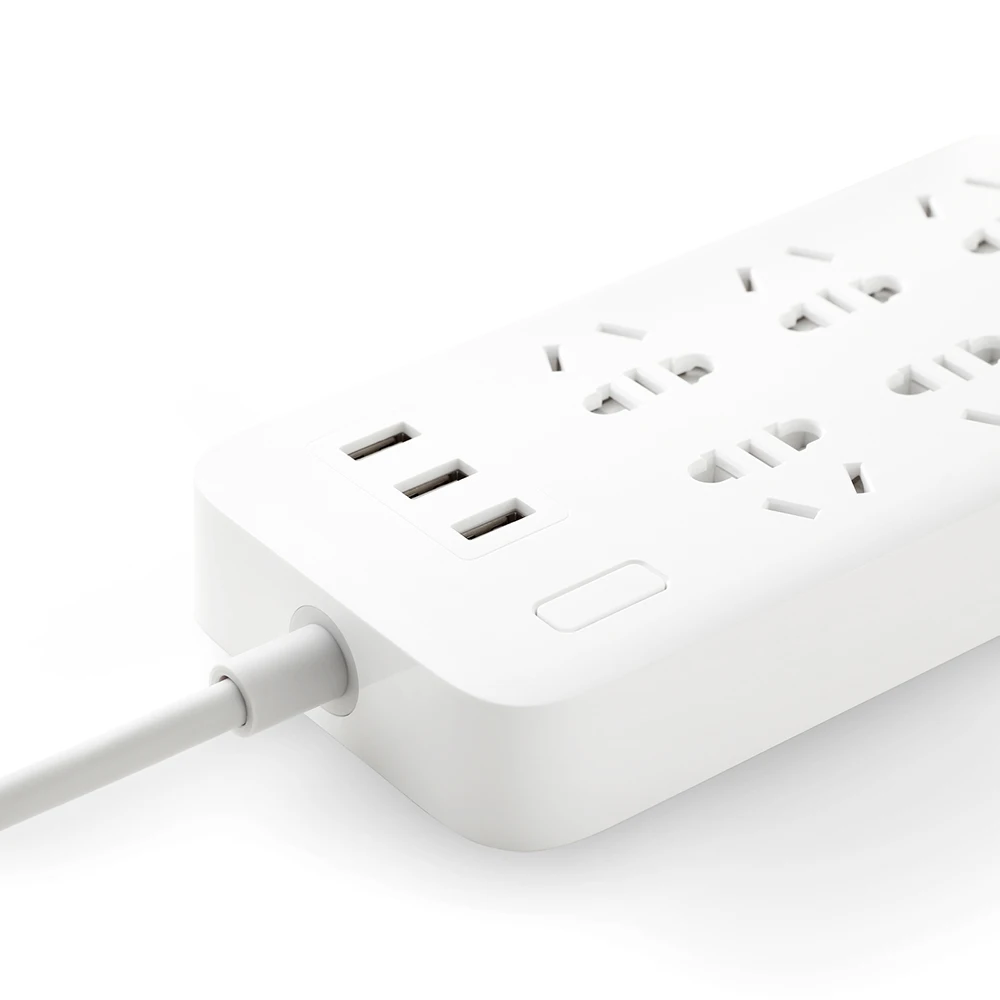 

Original Xiaomi 3 USB 5 Power Plug Strip Portable Socket for Cell Phone Tablet Camera Powerbank Support 2A fast charger