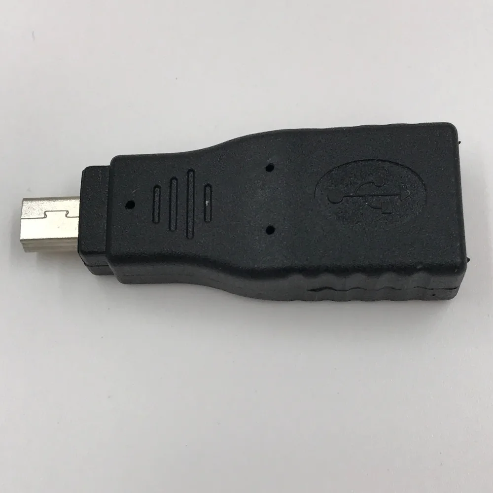 2 шт. USB 2,0-мини-usb адаптер Женский-Мужской Разъем мини-usb конвертер 5Pin мужской Joiner 1 шт