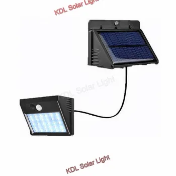

30 LEDs Solar Powered Lights Outdoor Wireless Motion Sensor Lighting Security Waterproof Wall Spotlights Street Pathway
