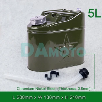 

Stable 5L 10L Iron Jerry Can Gas Diesel Petrol Fuel Tank Jerrycan Oil Container Backup Oil Can Container Fuel-jugs