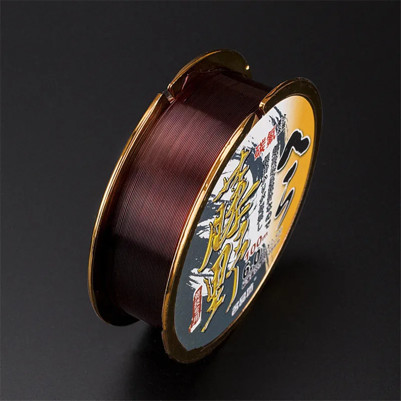 

High Strength Fluorocarbon Fishing Line 100M Anti-abrasion Quick Sinking Fluorocarbon Coating Nylon Fishing Line Japan Quality