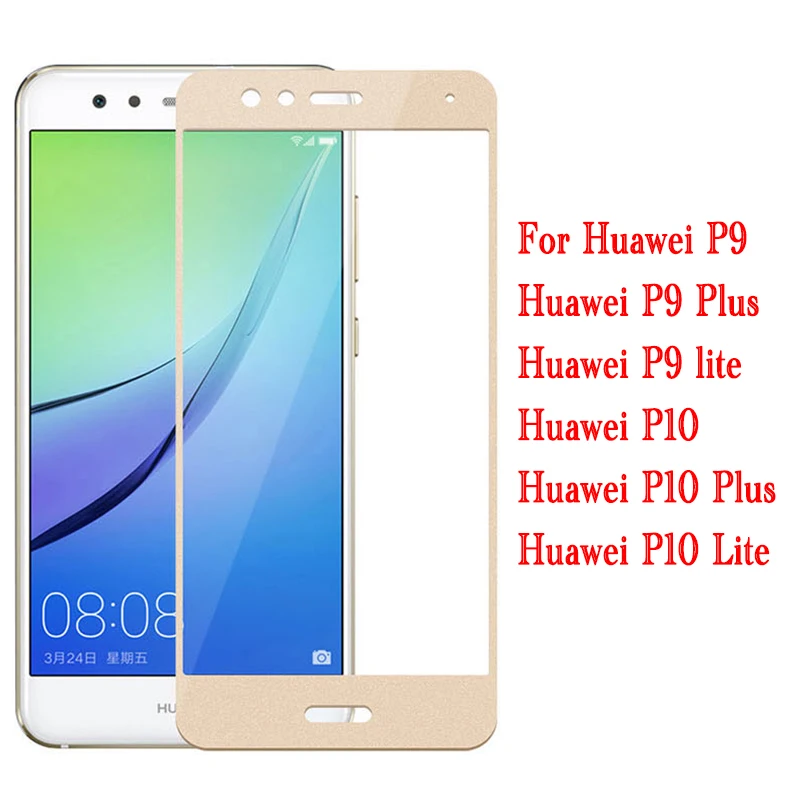 زجاج واقي على ل huawei p10 لايت الزجاج المقسى p9 p 9 10 زائد ضوء p10lite واقي للشاشة huawey hauwei فيلم 10 p 9 p