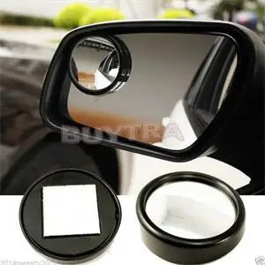 1 пара, Автомобильное Зеркало для слепых зон, зеркало заднего вида, маленькое круглое зеркало, авто боковое 360, круглое выпуклое зеркало с широким углом обзора