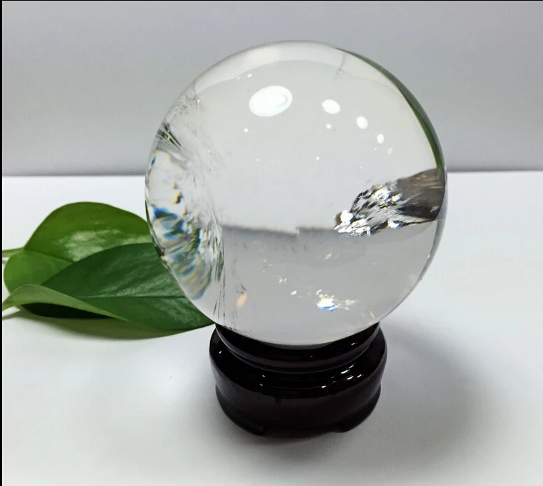 WBY 2017 607+++++Pure natural white crystal ball ornaments in the