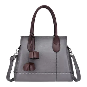 

Women Splicing Soft Leather Bags High Quality Fashion Casual Multilayer Crossbody Handbag Messenger Shoulder Durable Bag #LR5