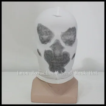 

Cosplay The Rorschach Mask Watchman Masks Balaclava Hats Halloween Cosplay Costume Headgear Comic Full Face Mask Free Shipping