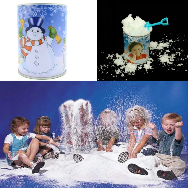 Artificial Instant Fake Fluffy Snow Man-Made Magic Sensory Frozen Christmas Party Wedding winter Decoration navidad snowflake