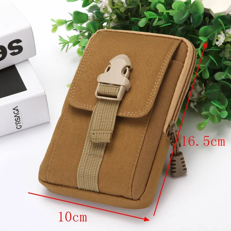 6 Inch Hot Mobile Phone Bag Quality Men's Cigarette Mobile Phone Waist Bag Outdoor Casual High Quality Fanny Pack