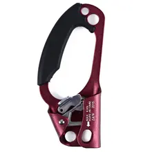 Скалолазание правый ручной Жумар трос для спелеотуризма ручной стояк поворотный разъем Открытый скалолазание альпинистское карабинское оборудование