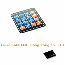 10pcs 16 Key 4 x 4 Membrane Switch Keypad 4×4 4*4 Matrix Array Matrix keyboard for arduino smart car