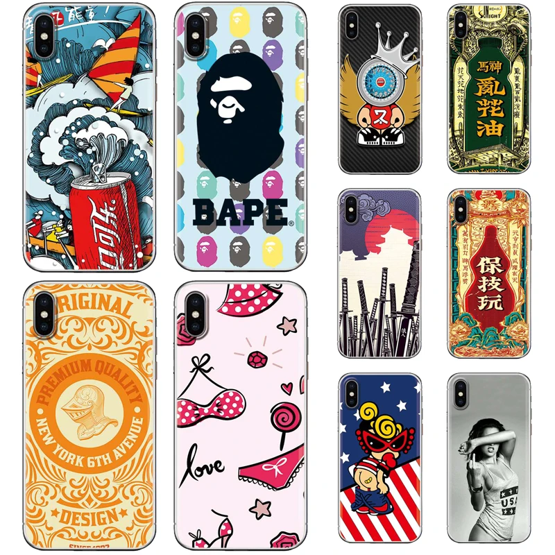 Stylish Pattern Series Back Skin Cover For Alcatel 1X/ 3/ 3C/ 3V/ 3X/ 5/ U5 Plus/ 5V/ 7 Soft Phone Case | Мобильные телефоны и