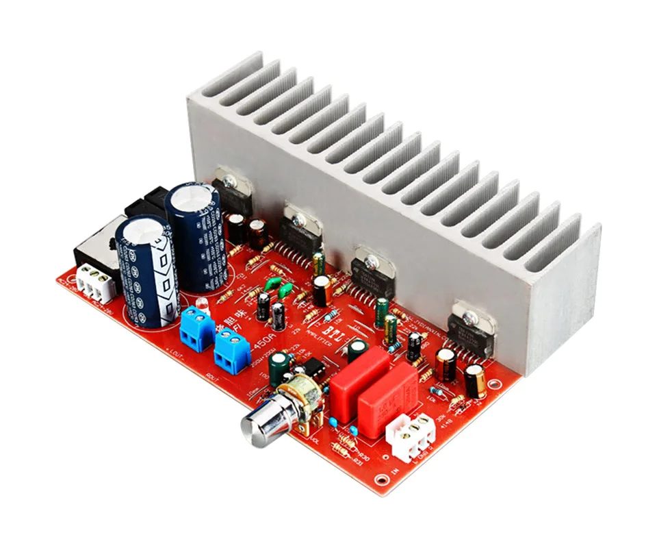 Aiyima TDA7294 аудио усилитель мощности плата 100 Вт* 2 HIFI 2,0 стерео усилитель высокой мощности DIY 10-12 дюймов динамик AC24-28V