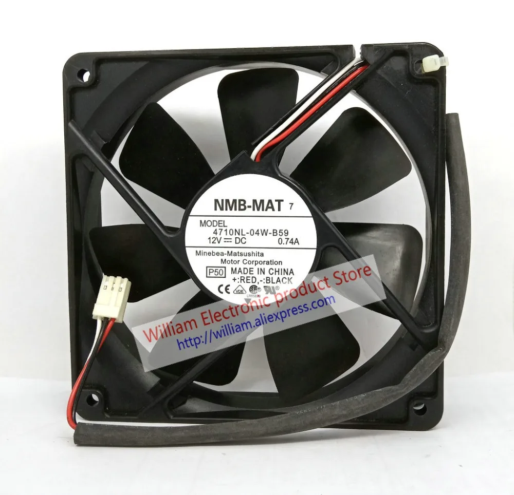 Новые оригинальные НМБ 4710NL 04W B59 P50 120*120*25 мм DC12V 0.74A 3 линии Скорость сигнала