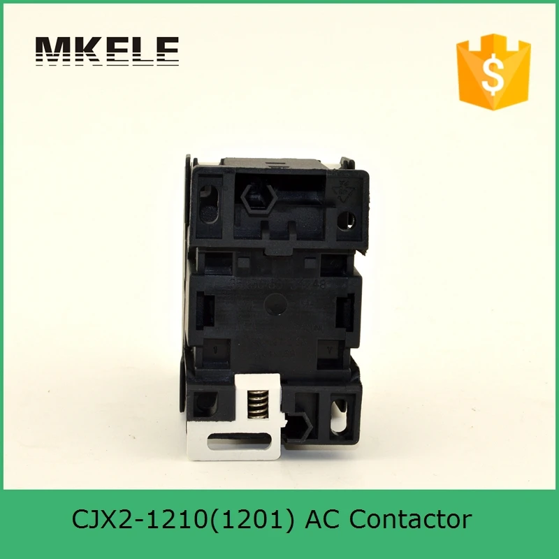 CJX2 1201 12A 3 P + NC Магнитный Электрический полюсный контактор переменного тока для