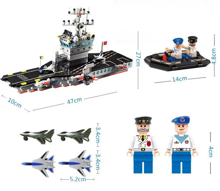 113 боевые зоны современной военной авианосец парковка Фартук модель SWAT кирпичи Building Block Игрушки для подарка