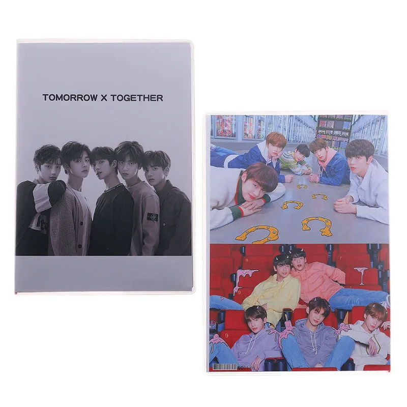 

1 Piece New Arrival K-pop TXT Tomorrow X Together A5 Notebook With Soft Rubber Cover For Students Stationery Supply