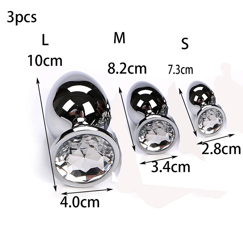 Анальная пробка из нержавеющей стали металлические секс игрушки для женщин