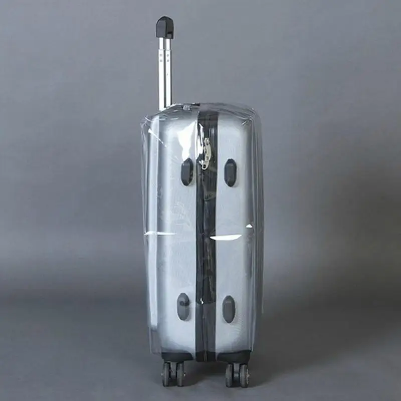 

NEW Travel Waterproof PVC Thickening Transparent Luggage Cover Size 20, 22, 24, 26, 28 Dustproof Protective Suitcase Cover