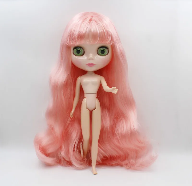 

Free Shipping big discount RBL-499 DIY Nude Blyth doll birthday gift for girl 4 colour big eyes with beautiful Hair cute toy