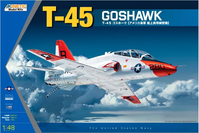 

Kinetic 1/48 T-45 Navy Trainer Jet Model Kit