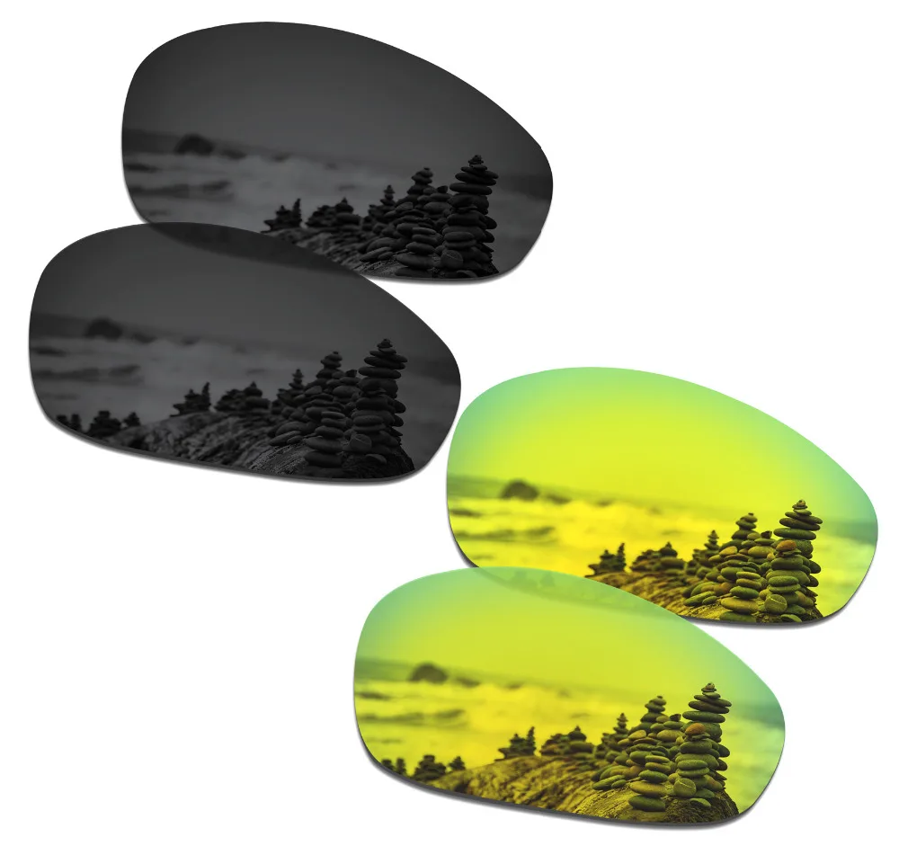 Smartvlt 2 Pairs Polarized Sunglasses Replacement Lenses For Oakley