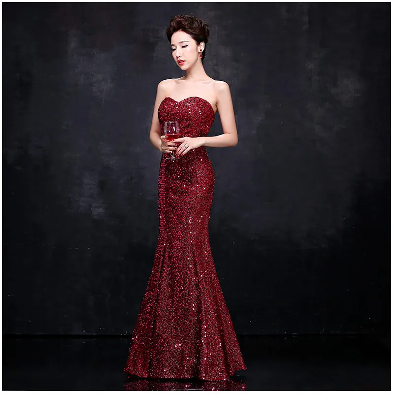 

2018 new arrival Evening dresses silk mermaid dresses vestidos de festa Sleeveless Floor-Length robe de soiree high quality