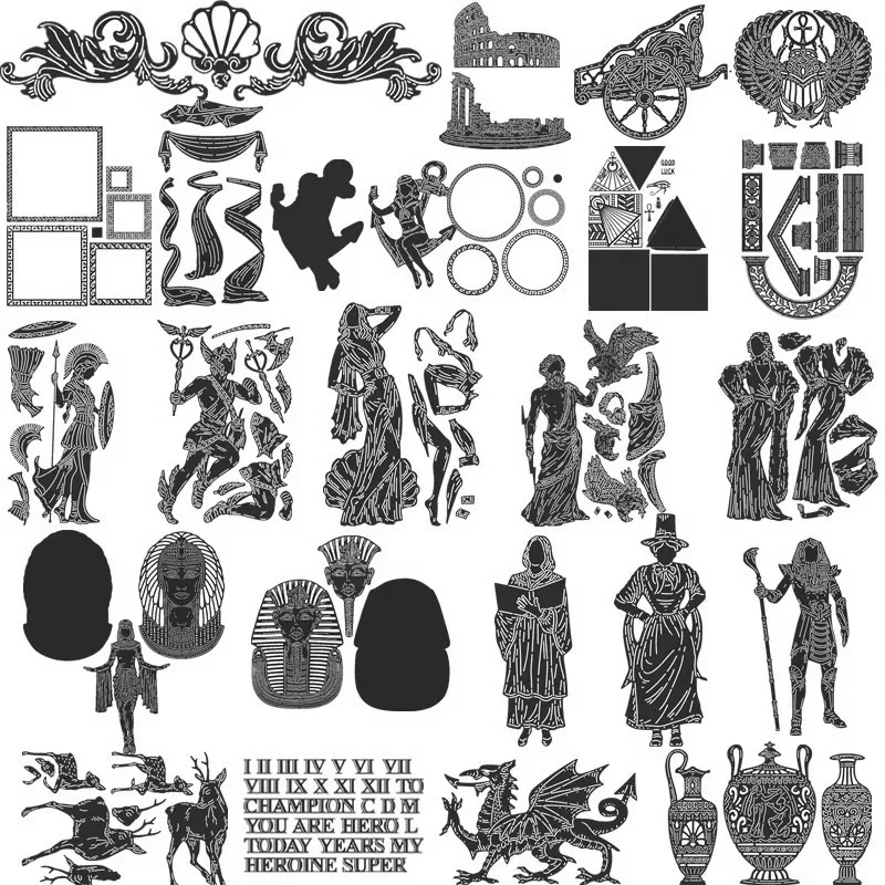 

Egyptian Pyramids Zeus Metal Cutting Dies Stencils For DIY Scrapbooking Decoration Embossing Supplier Handcraft Die Cut