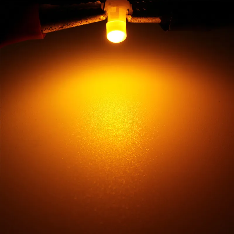10 шт./лот T3 светодиодная клиновидная лампа кластерная лампа измерительные приборы приборная панель предупреждающий индикатор световая панель инструментов Прямая поставка