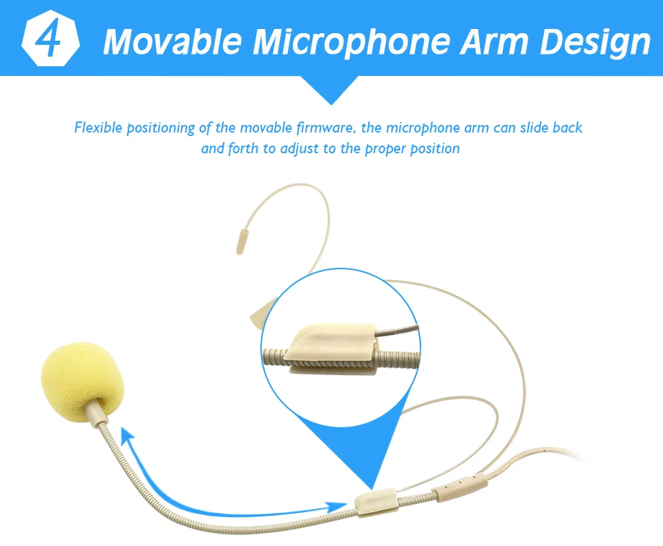 Microphones Invisible Skin Color Portable stereo Mic Wired Microphone Headset mini 3.5mm Professional Stage FM Wireless Choice (5)