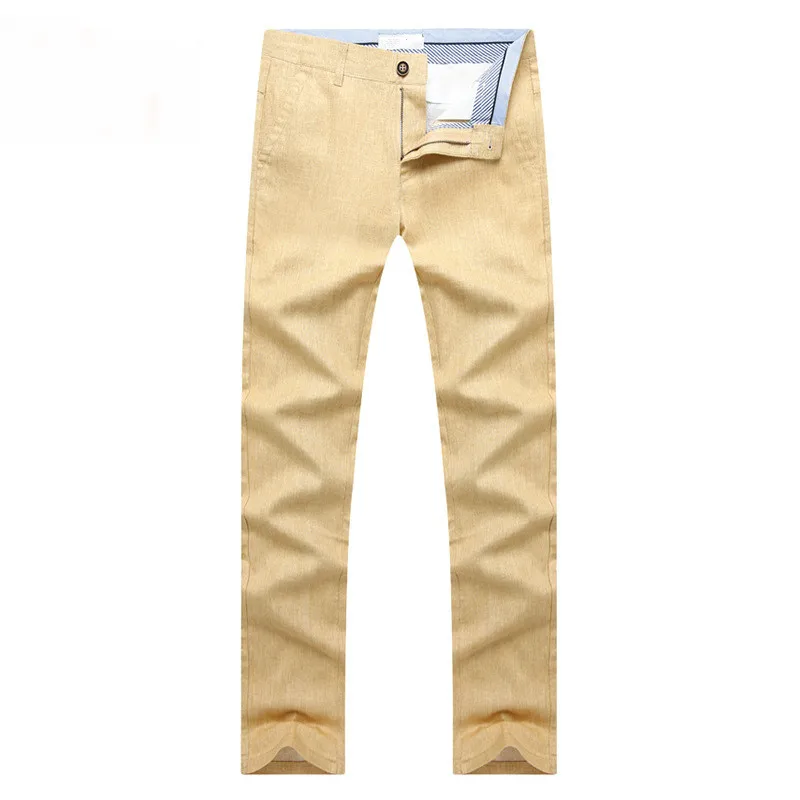 2017 New Arrival spring High Quality cotton men's casual pants khaki men fashion leisure straight Business trousers |