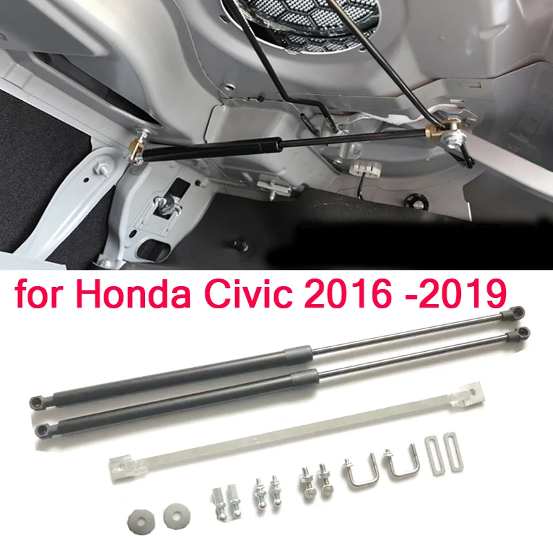 Гидравлический шток багажника Хвостовая коробка всплывает эластичная Опора стержень с одной кнопкой для Honda Civic- 10-го поколения седан