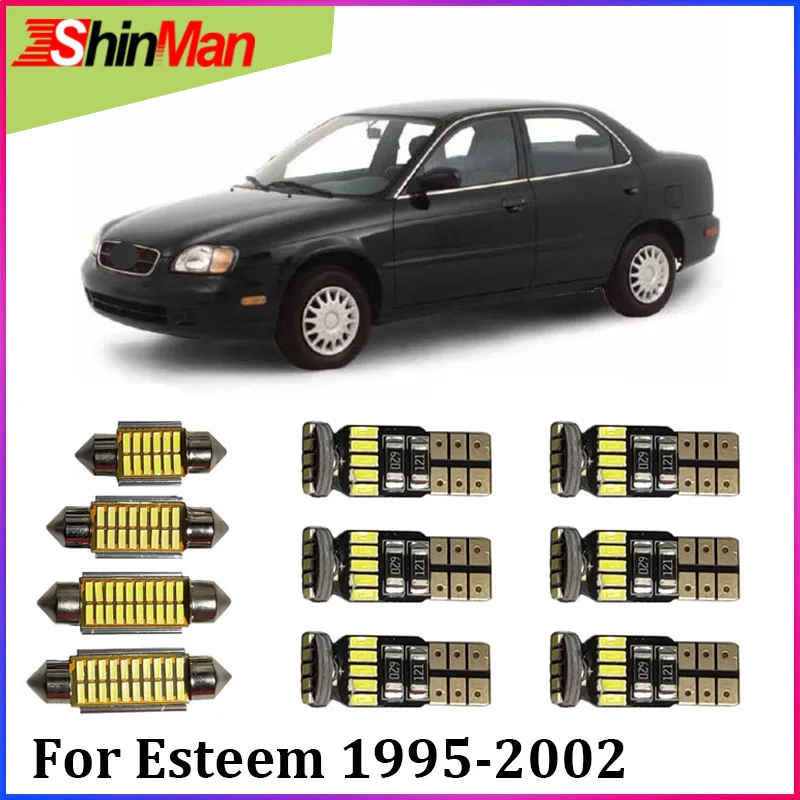 Us 13 35 11 Off Shinman 9x Error Free Led Car Lights Interior Light Led Reading Lights For Suzuki Esteem Wagon Led Interior Package 1995 2002 In