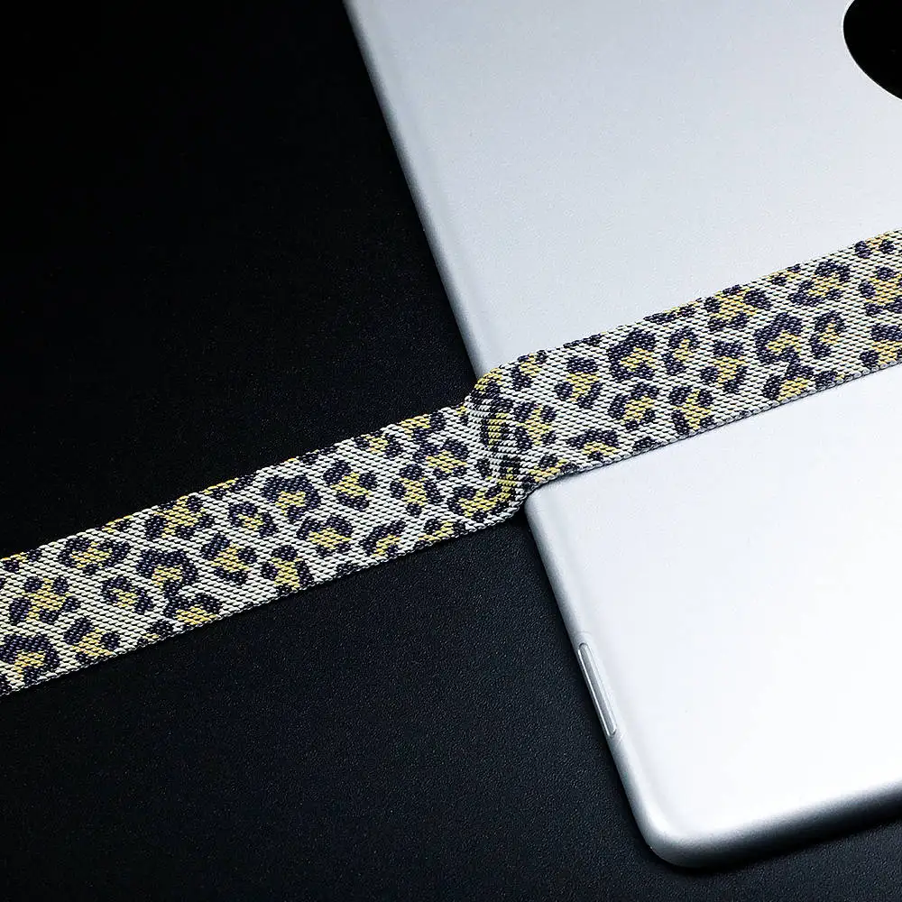 Excellent Milanese loop For Apple Watch band strap apple watch 4 band 44mm 40mm iwatch 3 2 1 42mm/38mm Better material Process - Цвет ремешка: Leopard1