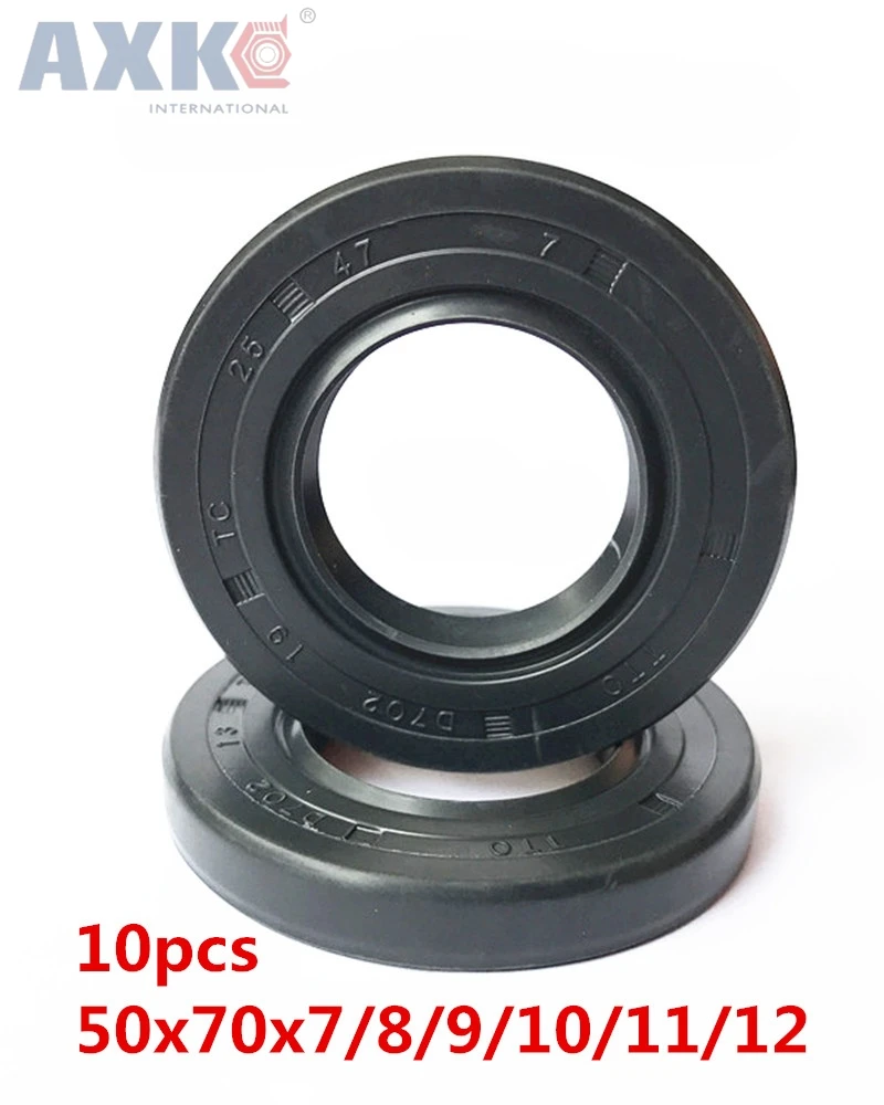 Axk 10 Pz Tc 50 X70X7 50 X70X8 50 X70X9 50 X70X10 50 X70X11 50 X70X12 Paraolio Scheletro Guarnizioni Di Alta Qualità Guarnizioni Radiali Albero
