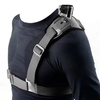 

Chest Shoulder Strap Mount Harness Single for Foscam AC1080 SJCAM EKEN Wimius DBPOWER SEENTRON VicTsing APEMAN Action Camera