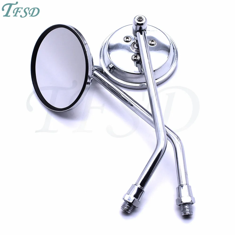 

Universal 10 mm motorcycle E-Bike rearview mirror scooter bicycle motorbike side mirror for Honda Victory Yamaha KTM BMW Benelli