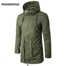 Зимние модные пальто, Мужская утолщенная куртка, теплые мужские повседневные куртки, мужские пальто из хлопка, полный размер M-4XL