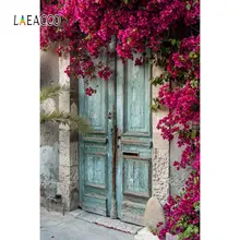 Laeacco Old Rural House Porch Yard Vine Door Spring Baby Portrait Photo Backgrounds Photography Backdrops Photocall Photo Studio