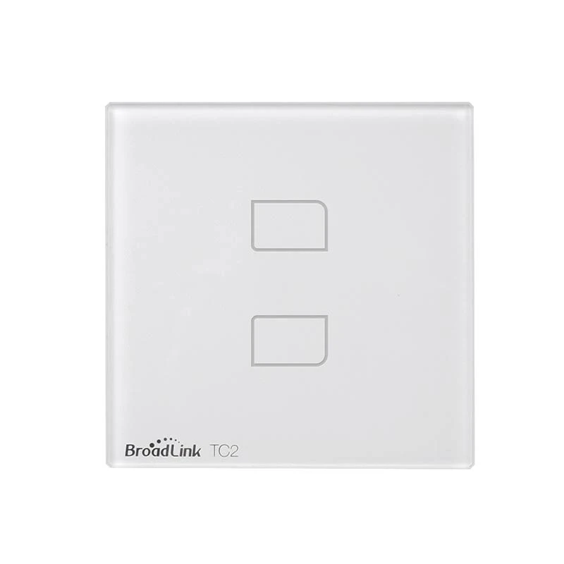Broadlink RM Pro Universal wireless remote controller+TC2 EU 2gang Wall Switch S