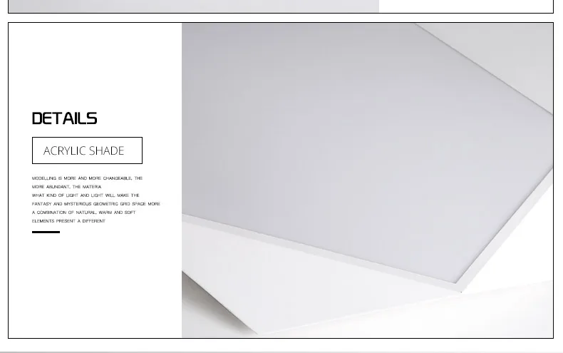 DX 3D Pentagon Led Ceiling Lights (14)