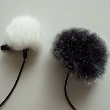 

Universal Lavalier Microphone Furry Windscreen For Windshield Wind Muff Soft For SONY RODE Lapel Lavalier Mic 5mm