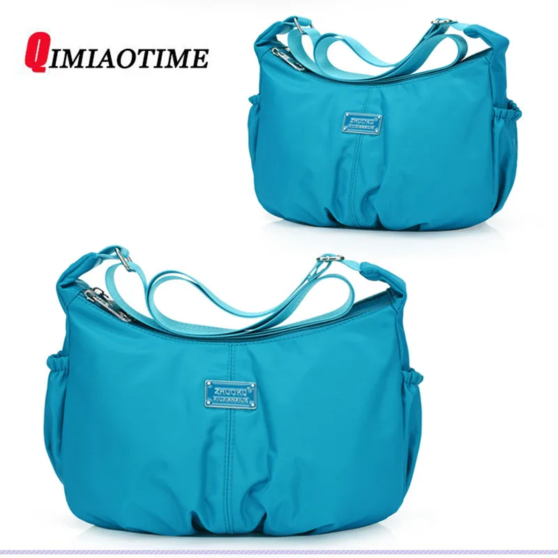 

Women Bag Messenger Bag 2018 New Oxford Cloth Waterproof Diagonal Single Shoulder Dumplings Bag Casual Nylon Canvas Mother Bag