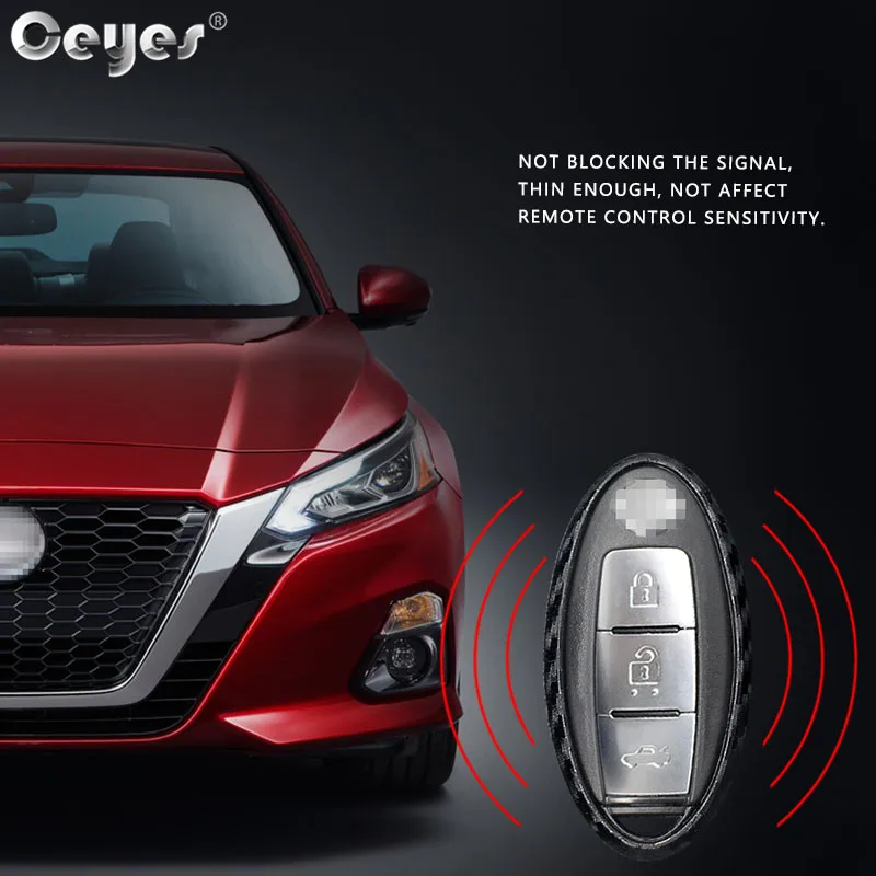 Carbon fiber key cover for NISSAN(4)