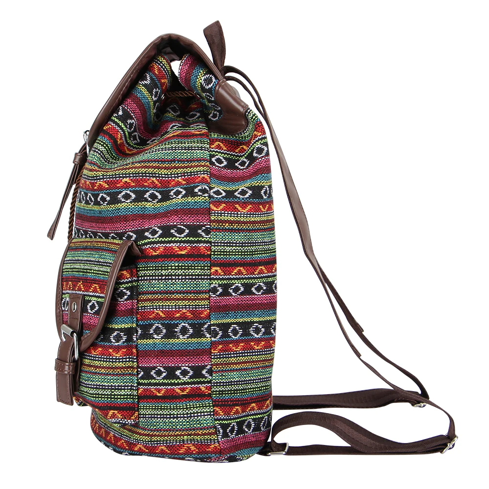 SANSARYA 2018 جديد المنسوجة النسيج الإناث Bagpack ازتيك النساء على ظهره بوهيميا بوهو Laides الرباط حقيبة الفتيات حقائب مدرسية SANSARYA 2018 جديد المنسوجة النسيج الإناث Bagpack ازتيك النساء على ظهره بوهيميا بوهو Laides الرباط حقيبة الفتيات حقائب مدرسية
