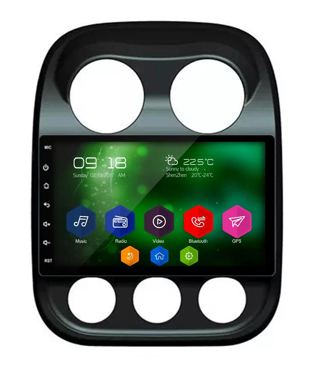 

10.1" otojeta android 7.1.1 car multimedia player for JEEP COMPASS PATRIOT FM AM BT autoradio stereo GPS headunits tape recorder