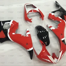 YZFR6 2003-2005 для кузова YAMAHA YZFR6 03 04 обтекатель мотоцикла для YAMAHA YZFR6 03 04 черный красный обтекатель abs