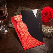 Винтаж Жених и невеста одеты бесплатно персонализированные и индивидуальные печать свадебные приглашения карты на заказ(набор из 50