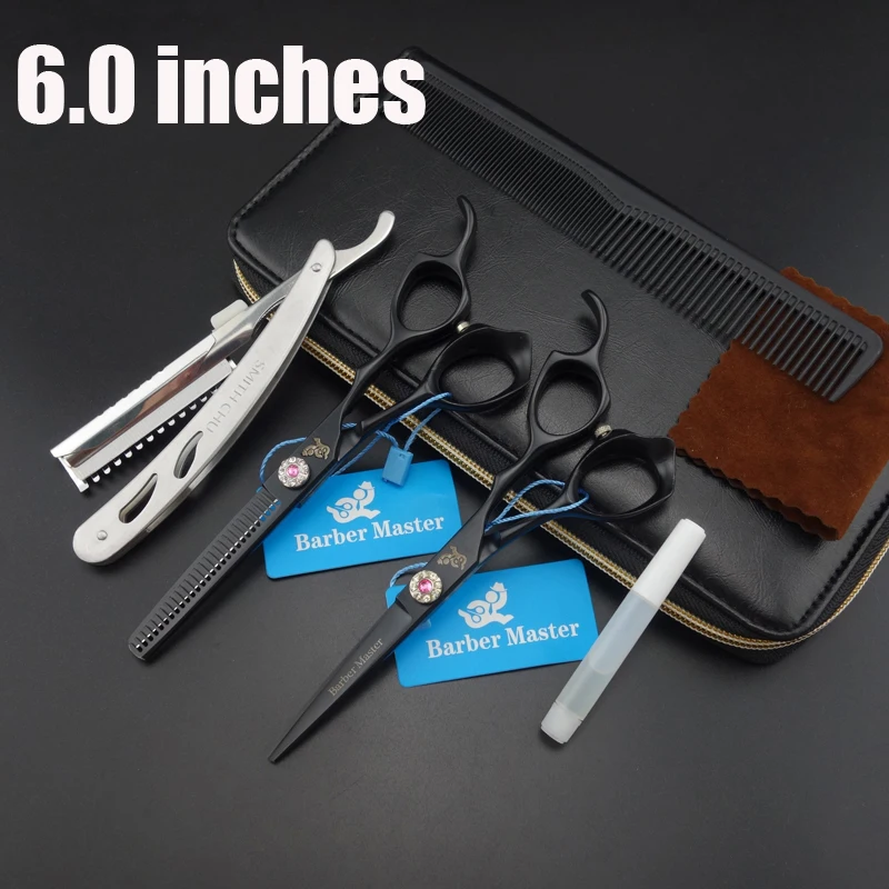 

6.0 in. Barber Master Professional Hair scissors set,Cutting & Thinning scissors,5 colors available,sharp edge,S618