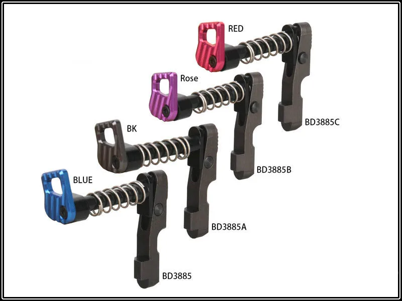 

Bluecamp Tactical CNC Style Magzine Spring Catch Aluminum Cocking for AEG M4 Series Airsoft with Free Shipping